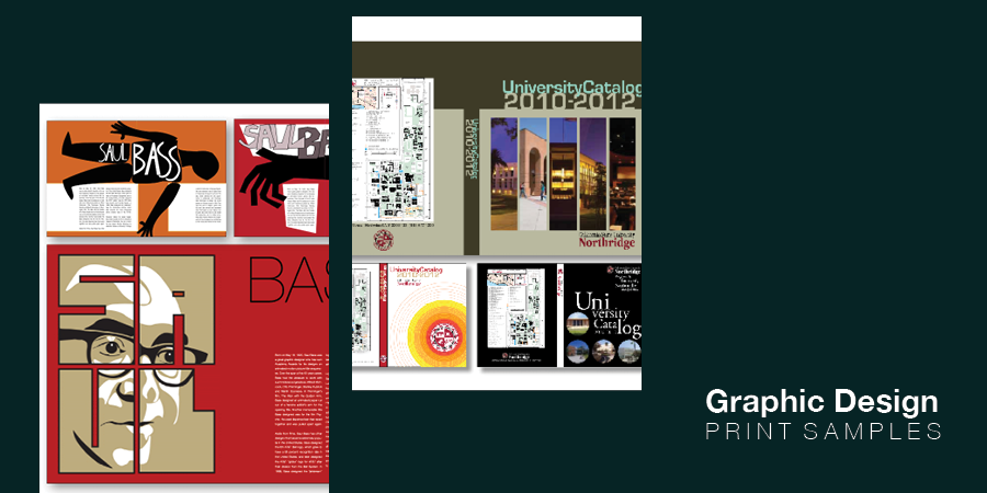 Graphic Design Portfolio Print Samples
